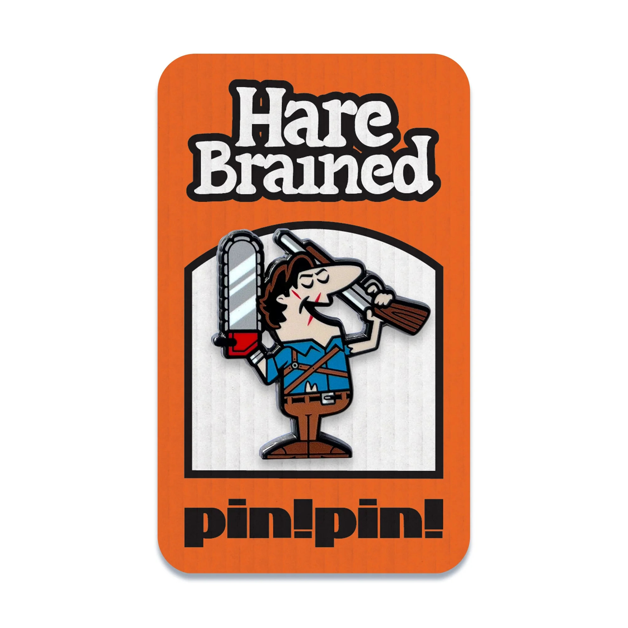 HareBrained! Little Boomsticks Black Nickel Pin - Image 2