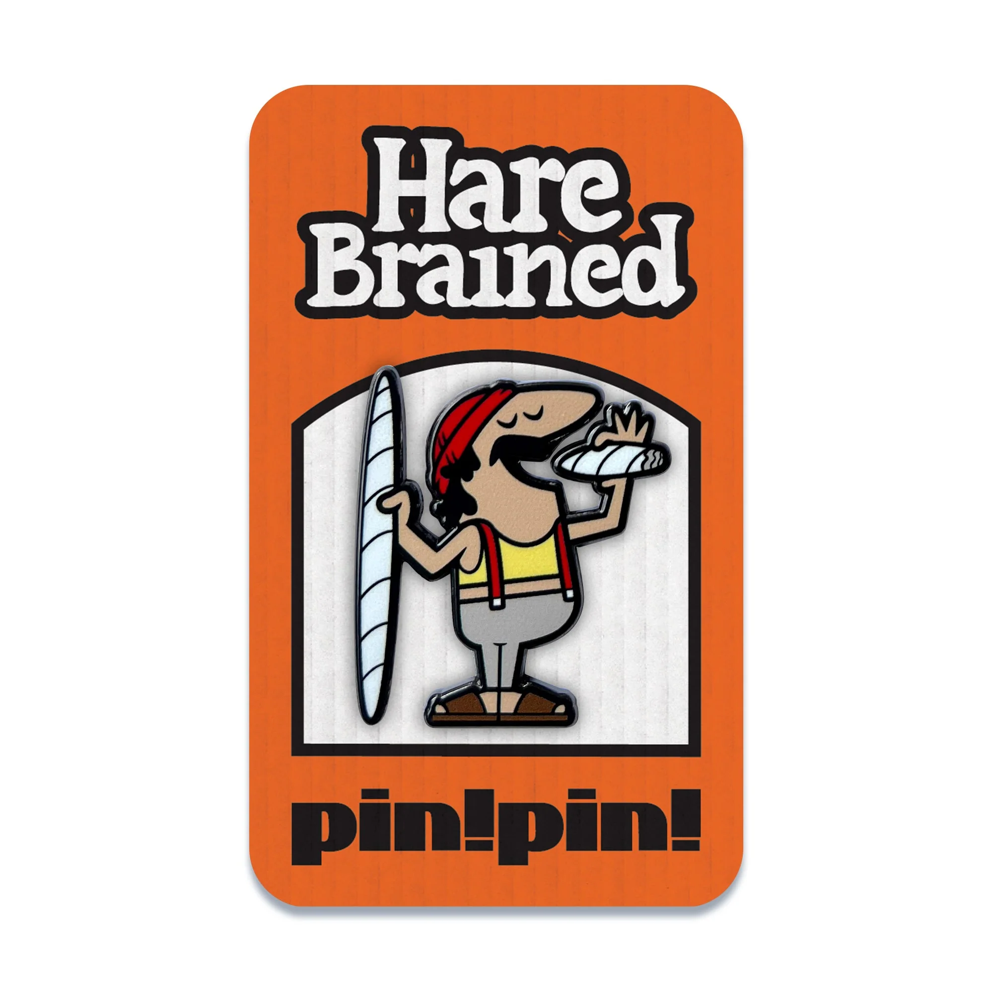 HareBrained! Little Cheechs Black Nickel Pin - Image 2