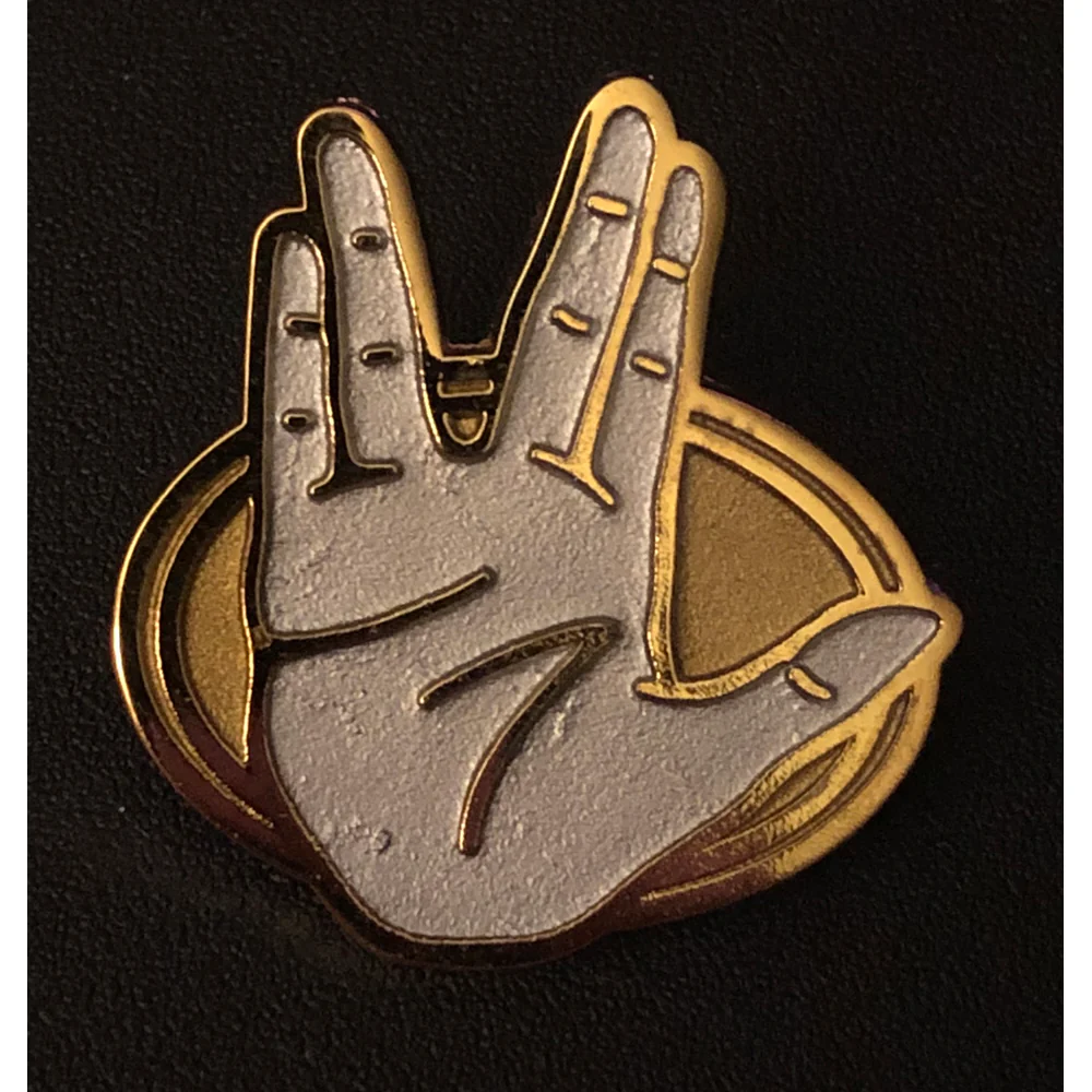 LootCrate Pin Spock Live Long and Prosper