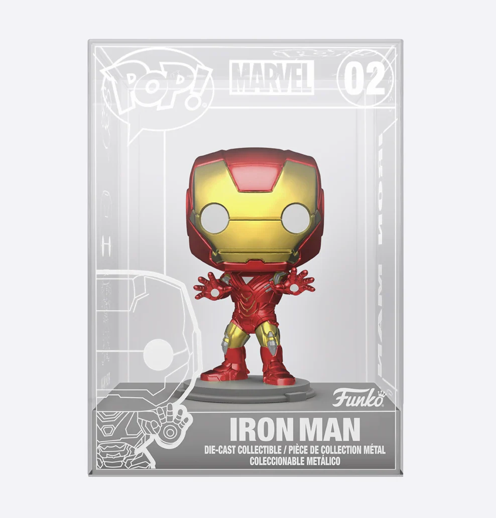 Funko Pop Marvel Die-Cast Iron Man Funko Shop