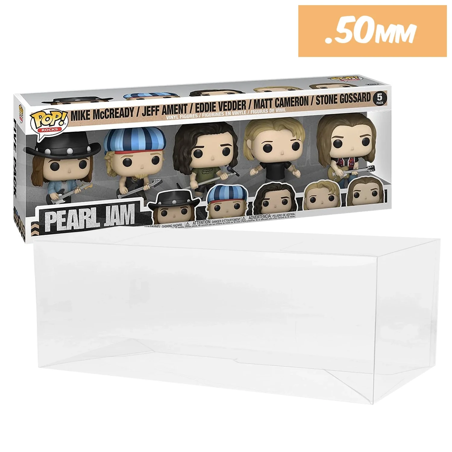 **REPLACED WITH 0.60MM** 5 PACK Pop Protectors for Funko (0.50mm thick, UV & Scratch Resistant) 6.25h x 17.5w x 3.5d - Image 13