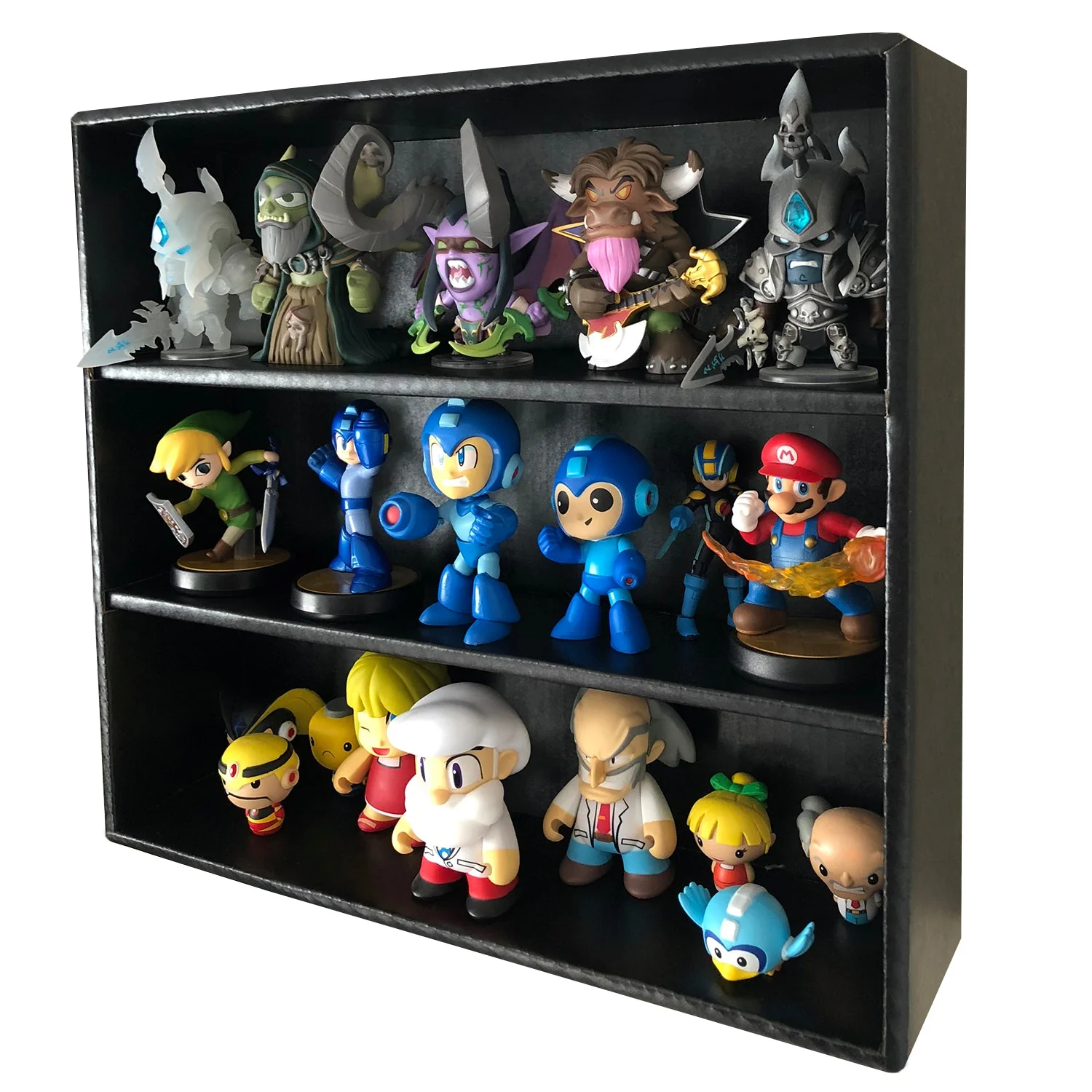 **DISCONTINUED** MINI - Black Display Case for Mystery Mini, Wall Mountable & Stackable, Corrugated Cardboard - Image 8