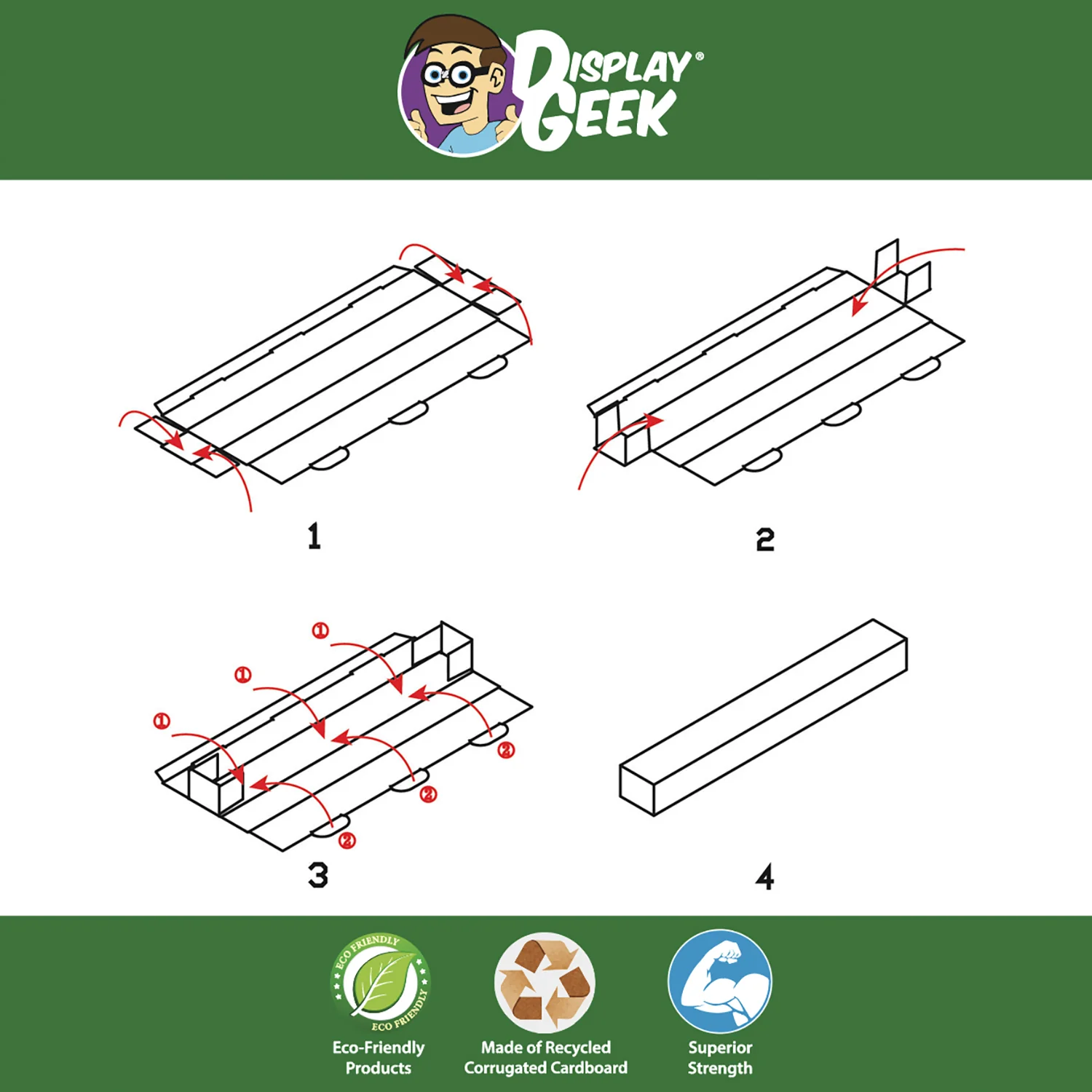 **DISCONTINUED** MINI - Add-On Step for Small Collectibles (Cardboard) - Image 3