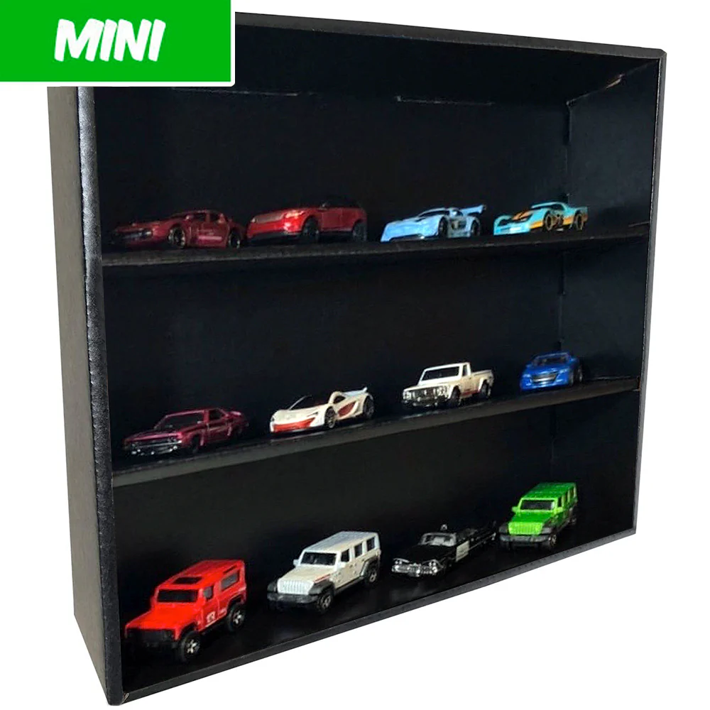 **DISCONTINUED** MINI - Display Case for Hot Wheels, Wall Mountable & Stackable, Corrugated Cardboard