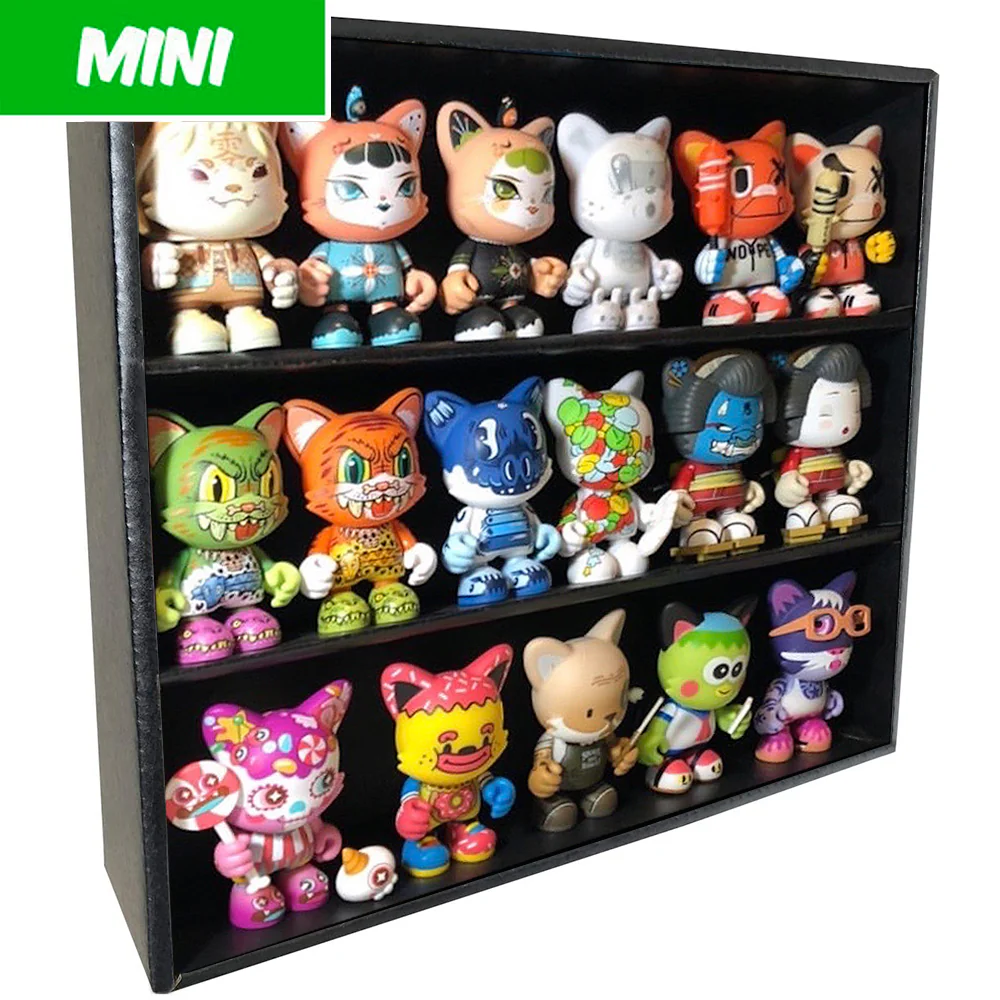 **DISCONTINUED** MINI - Display Case for Superplastic Janky, Wall Mountable & Stackable, Corrugated Cardboard