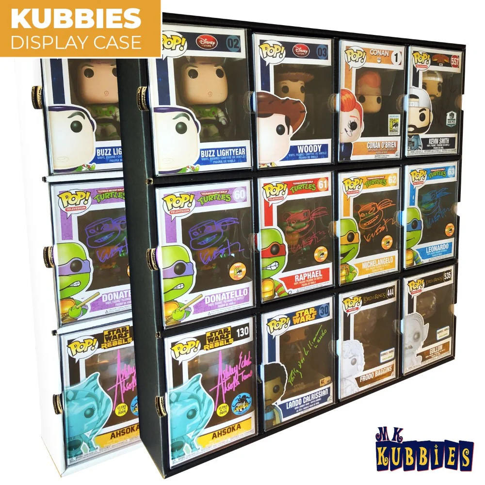 KUBBIE DLX BLACK (3x4) - In Box Display Case for Funko Pops, Wall Mountable & Stackable Pop Shelf (Cardboard) - Image 16
