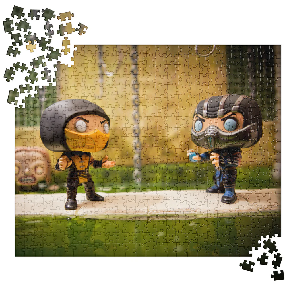 Mortal Kombat Funko Pop Photo Jigsaw puzzle by UrbanRoxStarr