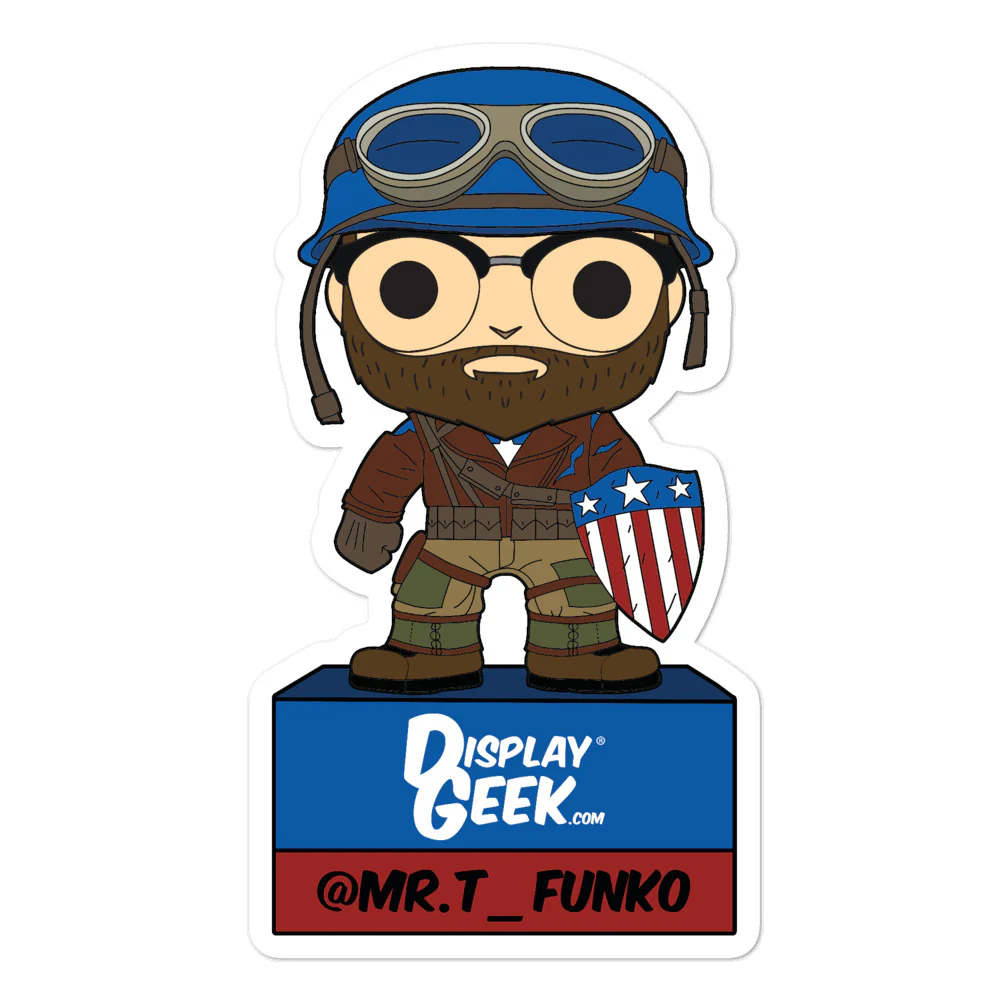 Mr. T Captain America Sticker (DG Mascot Fan Art)