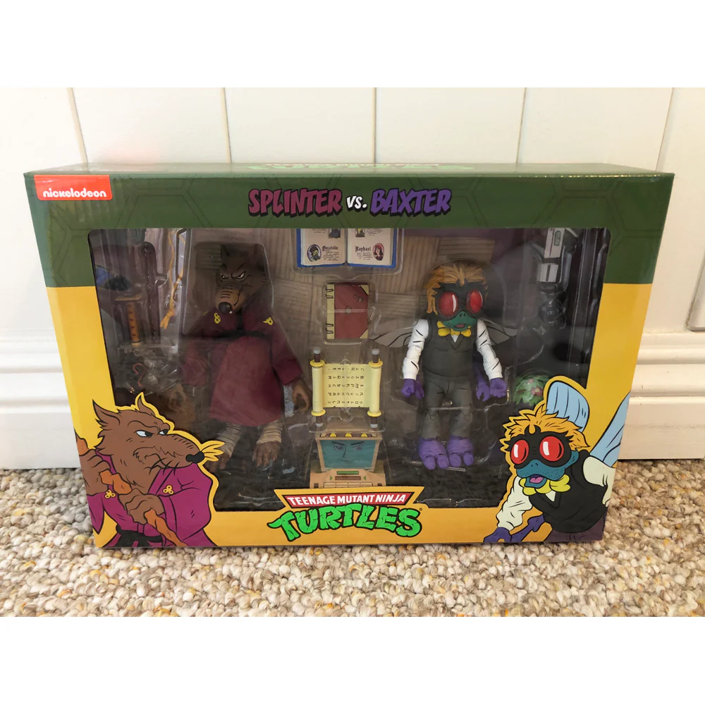 NECA TMNT Splinter vs Baxter Target