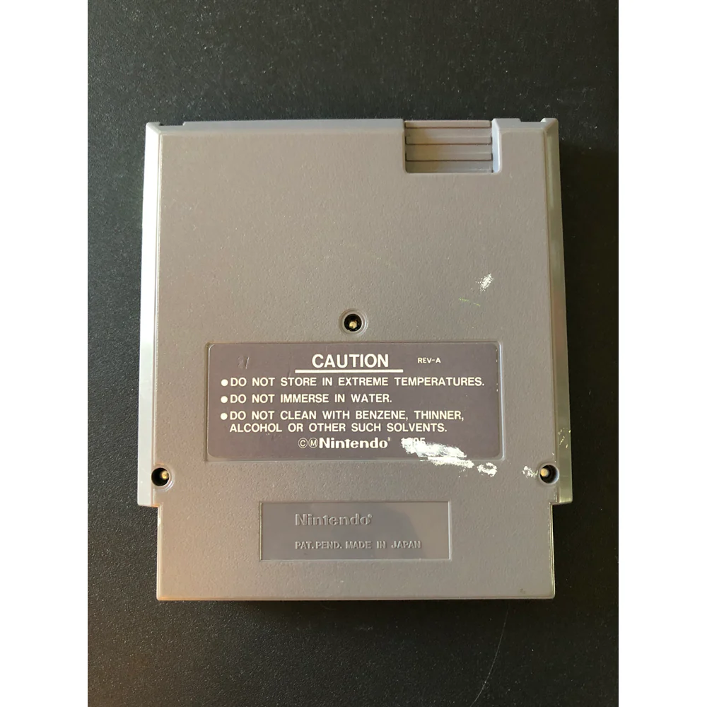 NES Mega Man 3 Cartridge but Works white out mark on back - Image 2