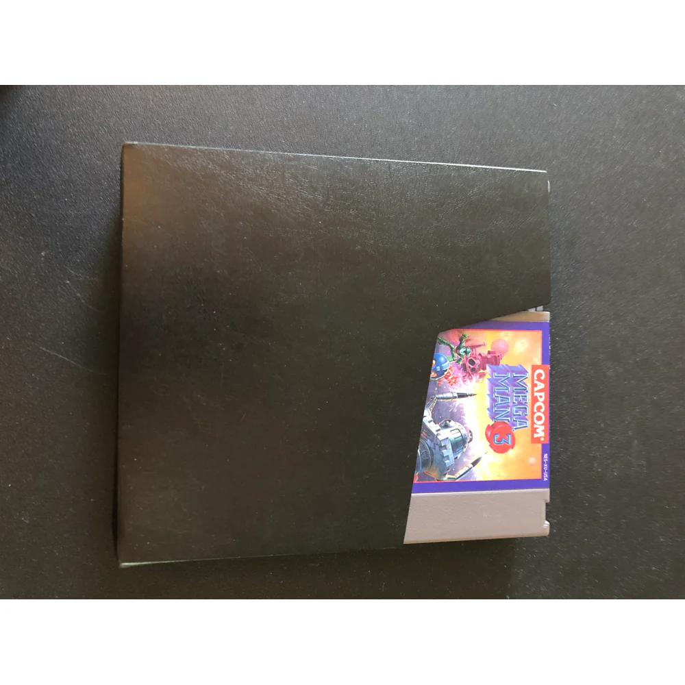 NES Mega Man 3 Cartridge but Works white out mark on back - Image 4