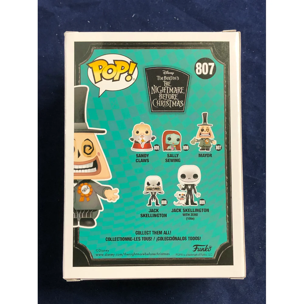 Funko Pop Nightmare Before Christmas Mayor Megaphone I turned his head around - Image 2