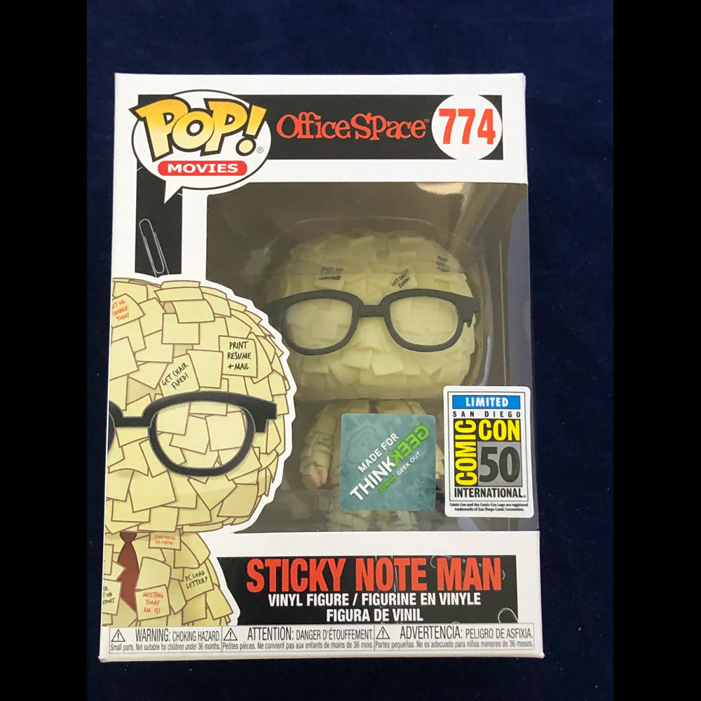 Funko Pop Office Space Sticky Note Man SDCC