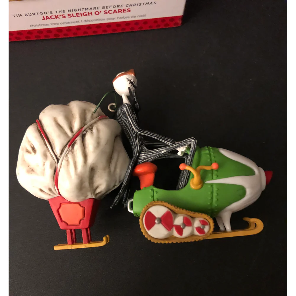 Christmas Ornament of Jack Skellington Sleigh - Image 3
