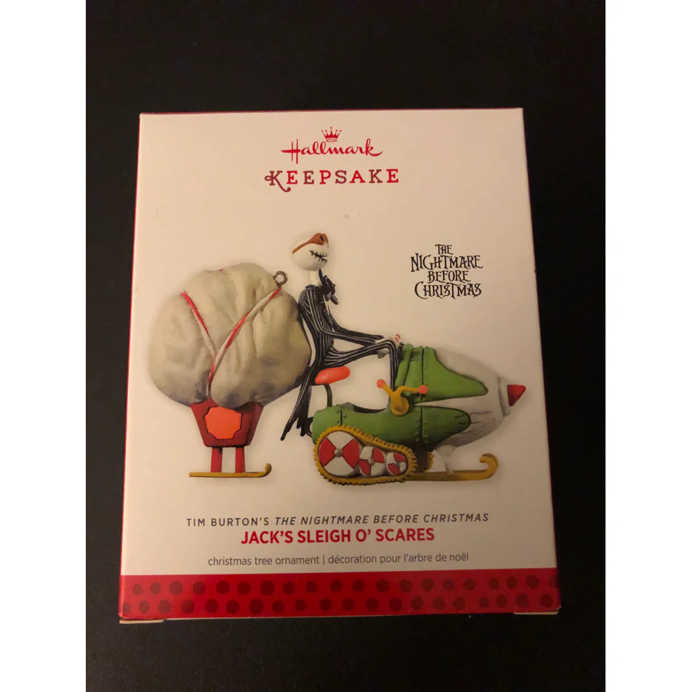 Christmas Ornament of Jack Skellington Sleigh - Image 5