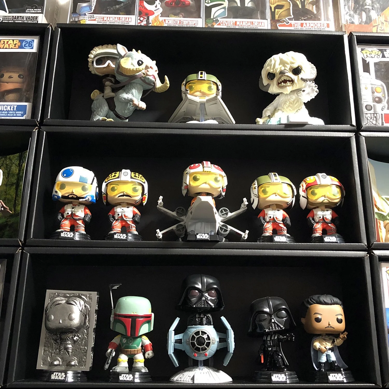**DISCONTINUED** OUT OF BOX - Single Row Display Case for Funko Pops, Wall Mountable & Stackable Pop Shelf (Cardboard) - Image 12