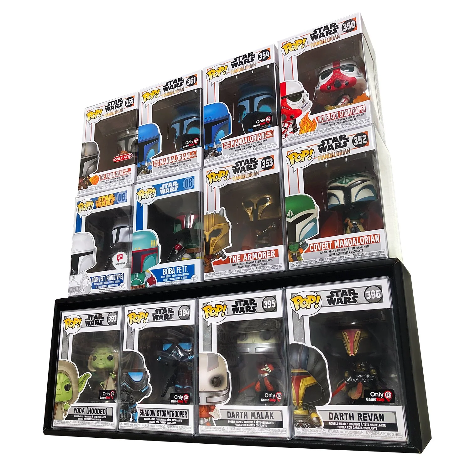 **DISCONTINUED** OUT OF BOX - Single Row Display Case for Funko Pops, Wall Mountable & Stackable Pop Shelf (Cardboard) - Image 16