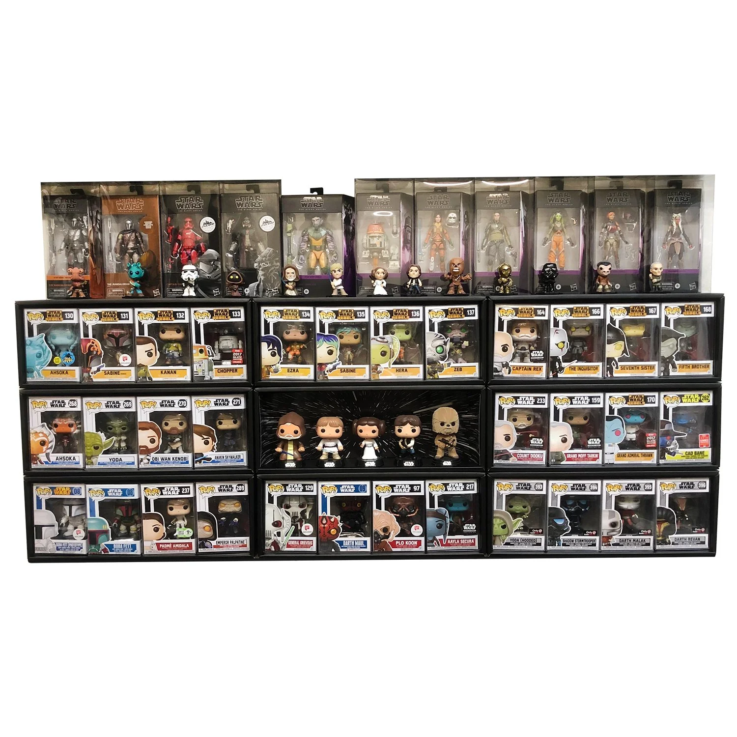 **DISCONTINUED** OUT OF BOX - Single Row Display Case for Funko Pops, Wall Mountable & Stackable Pop Shelf (Cardboard) - Image 19