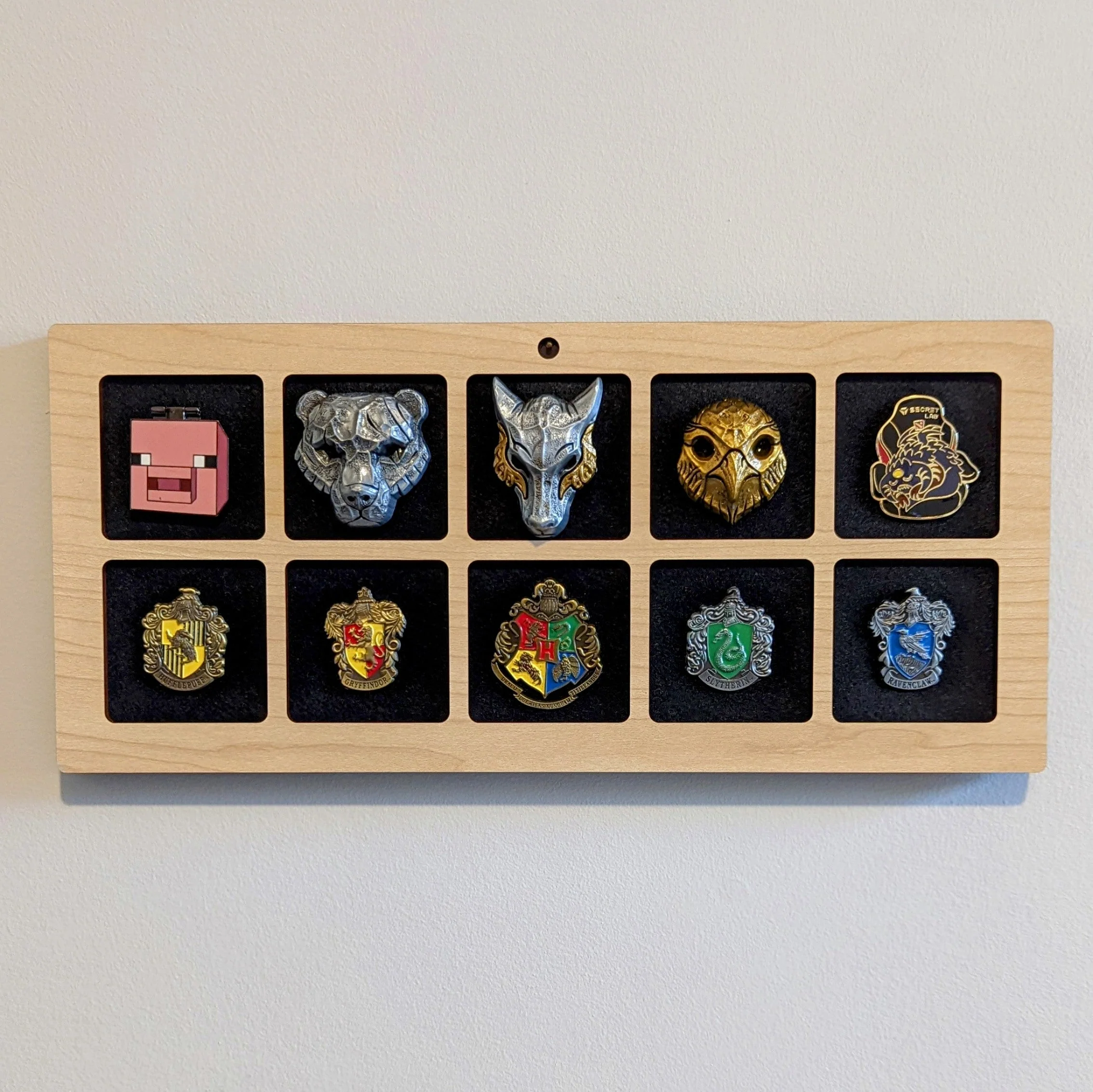 Enamel Pin Display (2" wide x 2" high Slots) Fits Standard Pins (Choose Color and Size) - Image 13