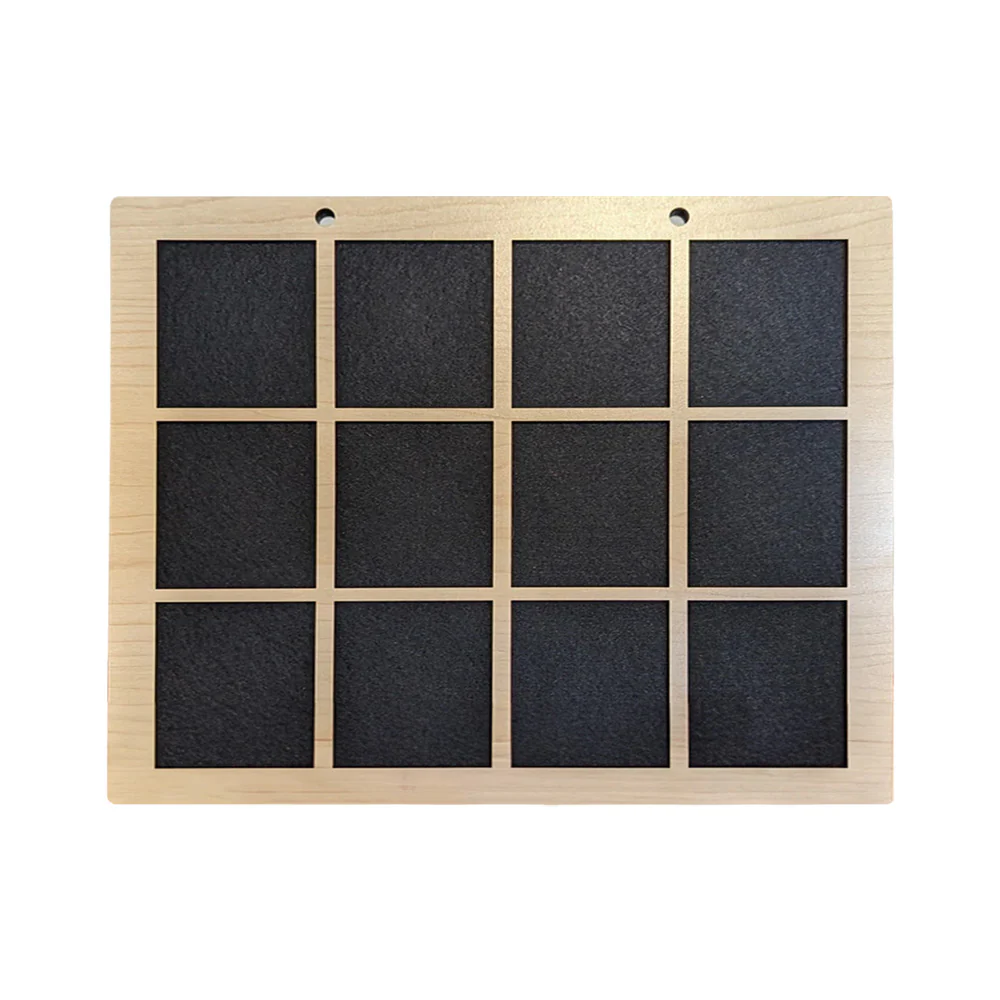Enamel Pin Display (2" wide x 2" high Slots) Fits Standard Pins (Choose Color and Size) - Image 7