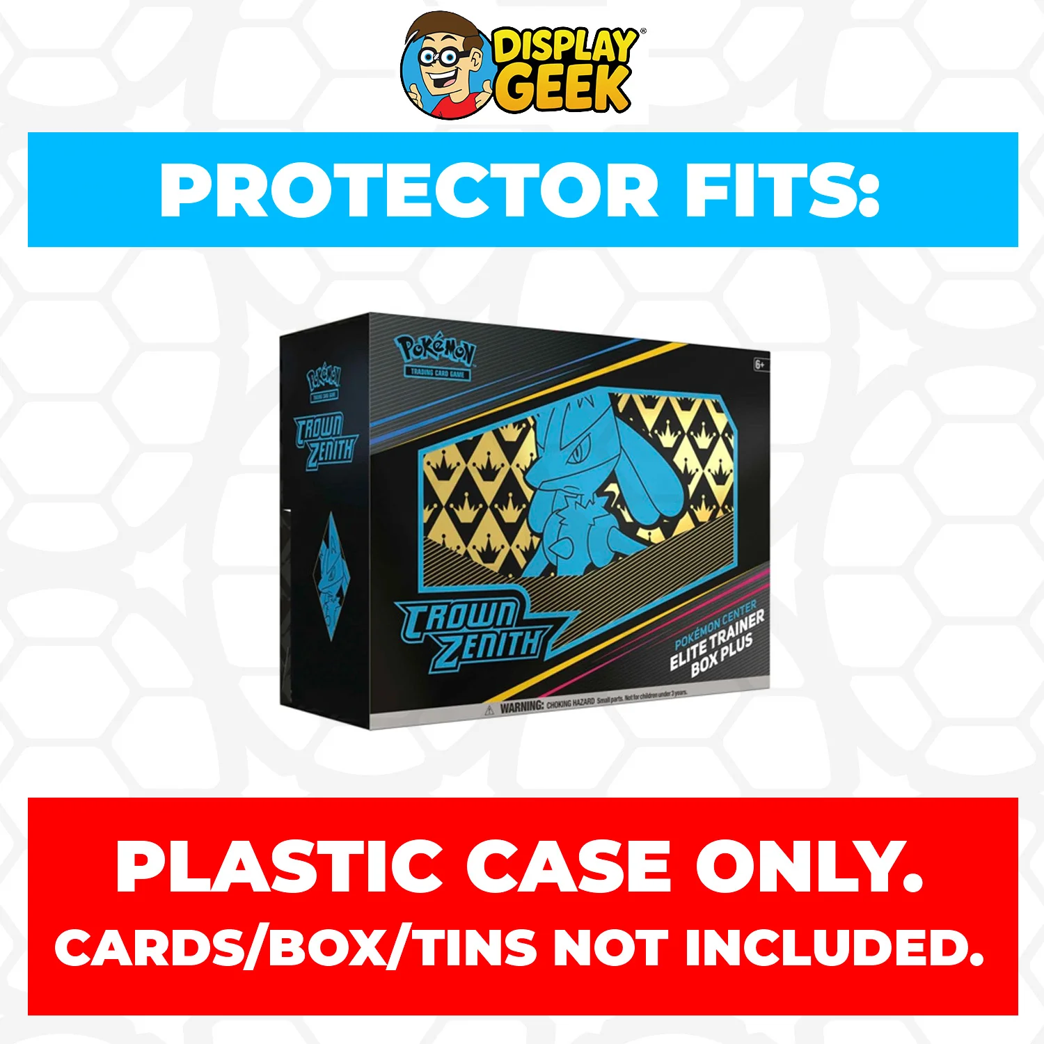 Plastic Protector for Pokemon TCG Crown Zenith Pokemon Center Elite Trainer Box Plus - Image 2