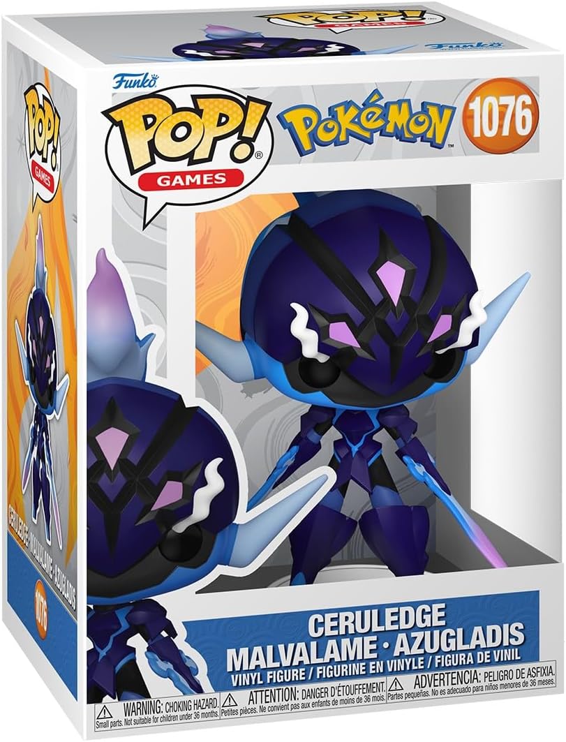 Pokemon Ceruledge Funko Pop! Vinyl Figure #1076 with Funko Protector - Image 2