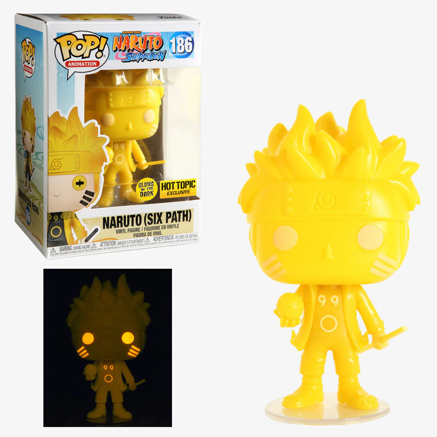 Funko Pop Naruto Six Path Yellow Hot Topic
