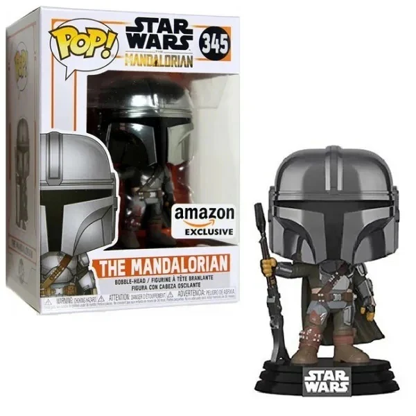 Funko Pop The Mandalorian Chrome Helmet [Amazon]