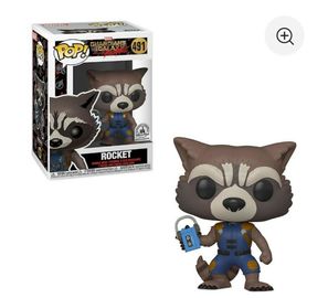 Funko Pop Marvel Rocket Raccoon 491 Disney Parks