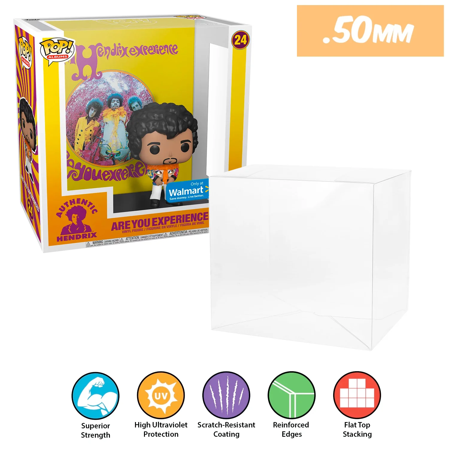 POP ALBUMS Pop Protectors for Funko (0.50mm thick, UV & Scratch Resistant) 9.25h x 8.75w x 3.5d - Image 21
