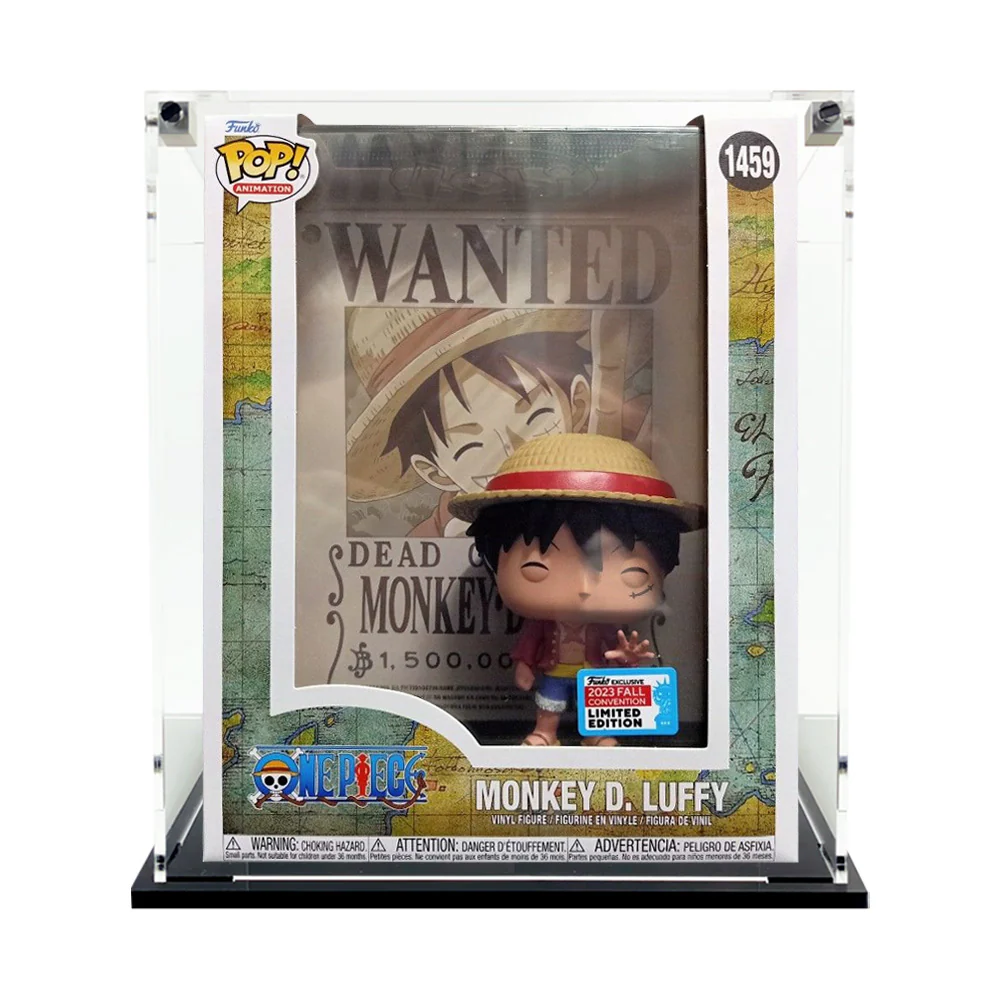 Custom Acrylic Display Case for POP COVERS Funko Pop Grail Boxes (3mm thick, UV Resistant) Fits 8.75h x 7w x 3.25d