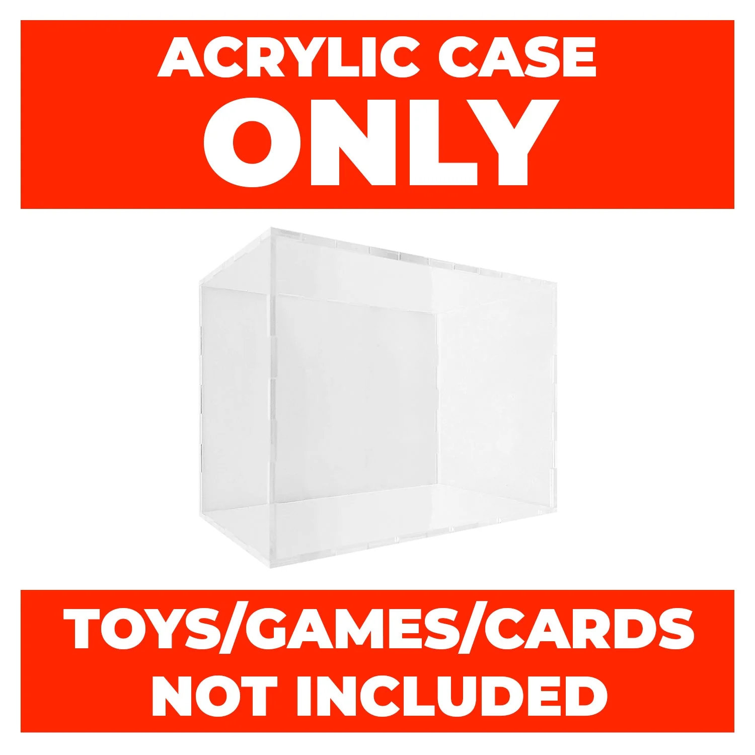 Custom Acrylic Hard Case for 4 PACK LONG Funko Pop Grail Boxes (4.5mm thick) Fits 6.25h x 15w x 3.5d - Image 7