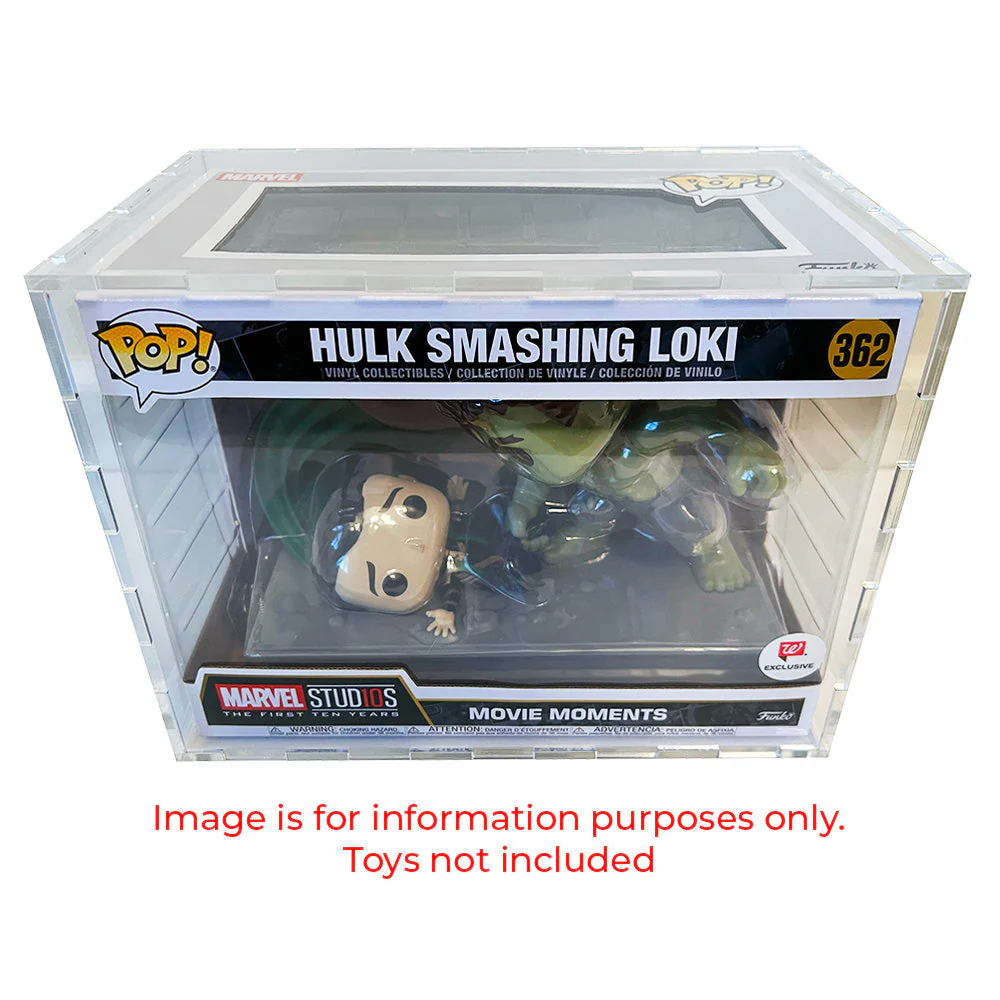 Custom Acrylic Hard Case for POP RIDES LARGE STANDARD Funko Pop Grail Boxes (4.5mm thick) Fits 7.25h x 9.25w x 7d - Image 6