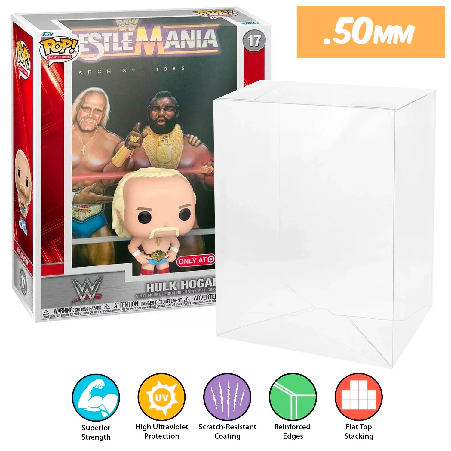 POP MAGAZINE COVERS Pop Protectors for Funko (0.50mm thick, UV & Scratch Resistant) 11.75h x 9w x 3.25d