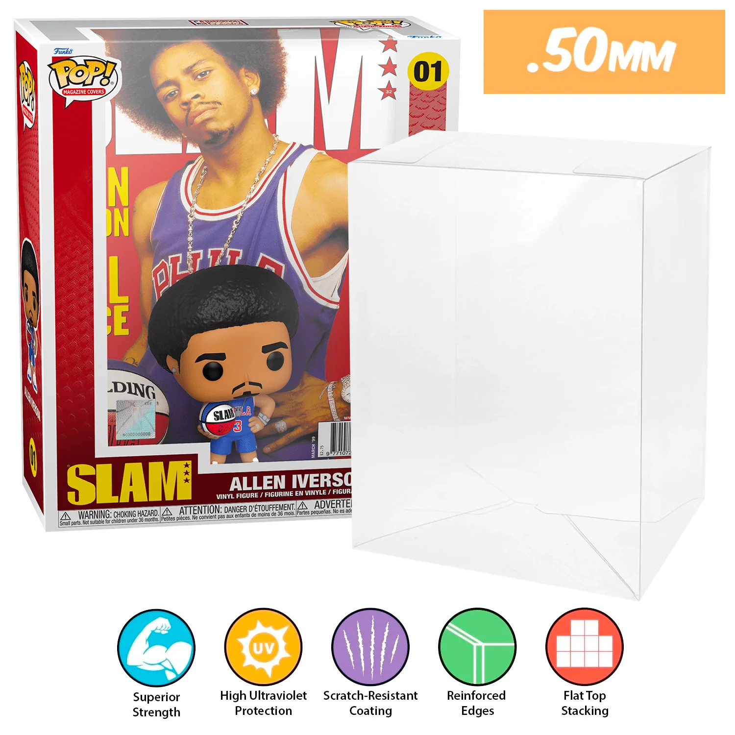 POP MAGAZINE COVERS Pop Protectors for Funko (0.50mm thick, UV & Scratch Resistant) 11.75h x 9w x 3.25d - Image 6