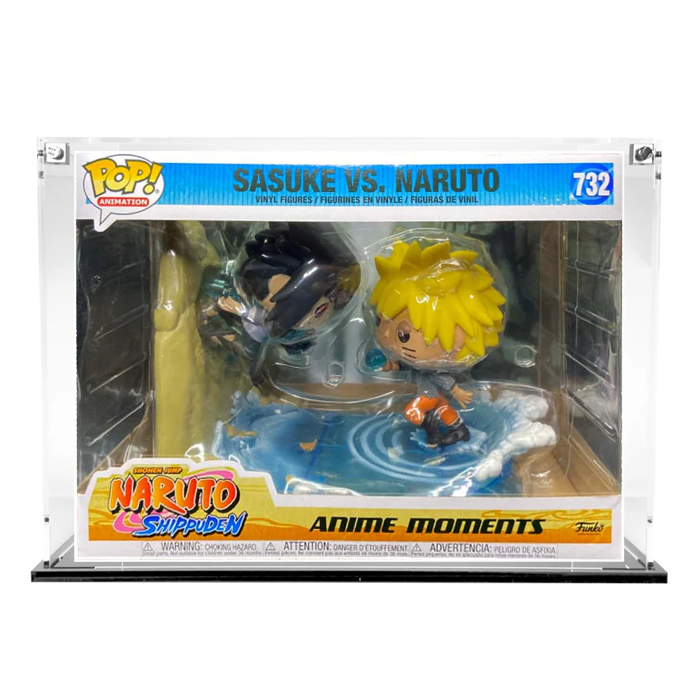 Custom Acrylic Display Case for POP MOVIE MOMENTS Funko Pop Grail Boxes (3mm thick, UV Resistant) Fits 7.5h x 10w x 5.75d
