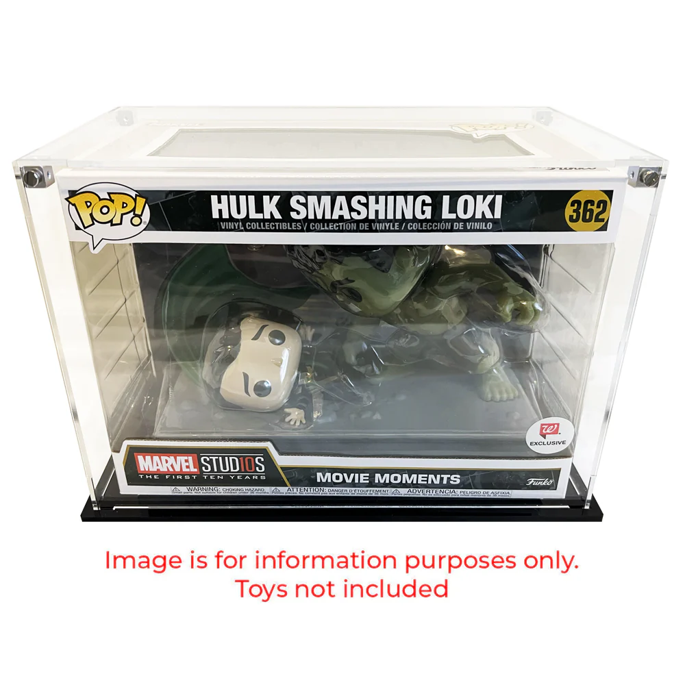 Custom Acrylic Display Case for POP MOVIE MOMENTS Funko Pop Grail Boxes (3mm thick, UV Resistant) Fits 7.5h x 10w x 5.75d - Image 6