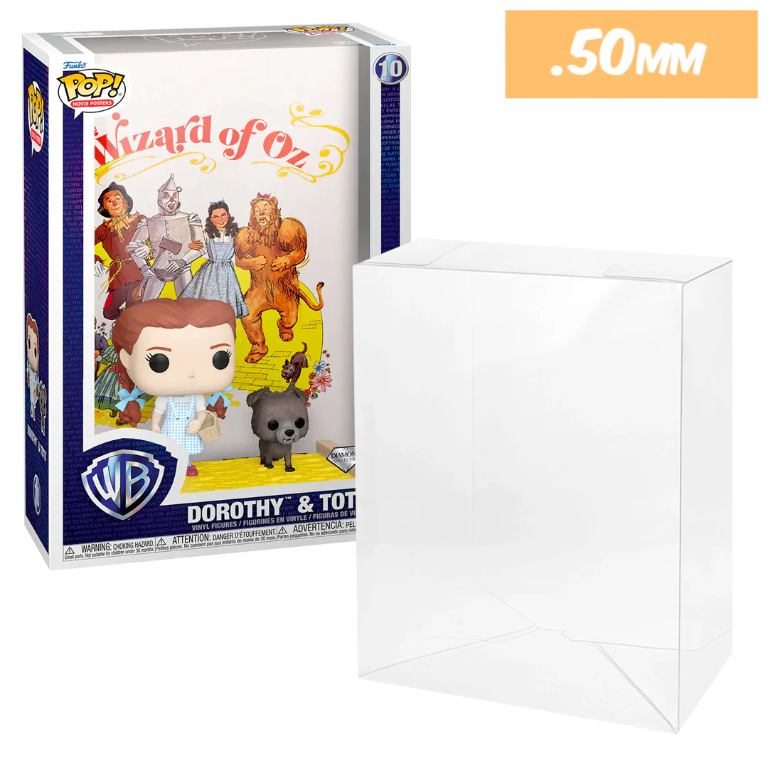 POP MOVIE POSTERS Pop Protectors for Funko (0.50mm thick) 17.25h x 11.25w x 5.75d - Image 12