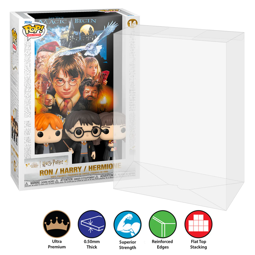 POP MOVIE POSTERS Pop Protectors for Funko (0.50mm thick) 17.25h x 11.25w x 5.75d - Image 7