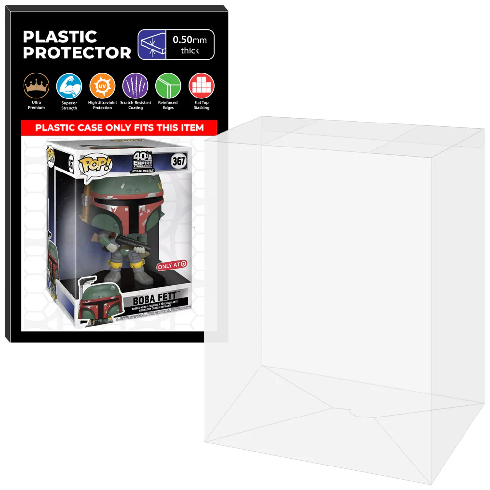 Pop Protector for 10 inch Boba Fett #367 Jumbo Funko Pop - Image 8