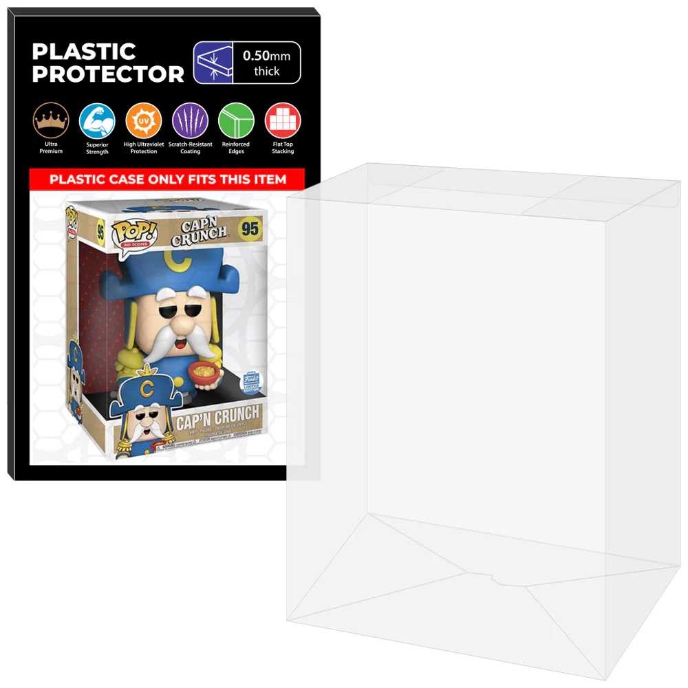 Pop Protector for 10 inch Cap'n Crunch #95 Jumbo Funko Pop - Image 8