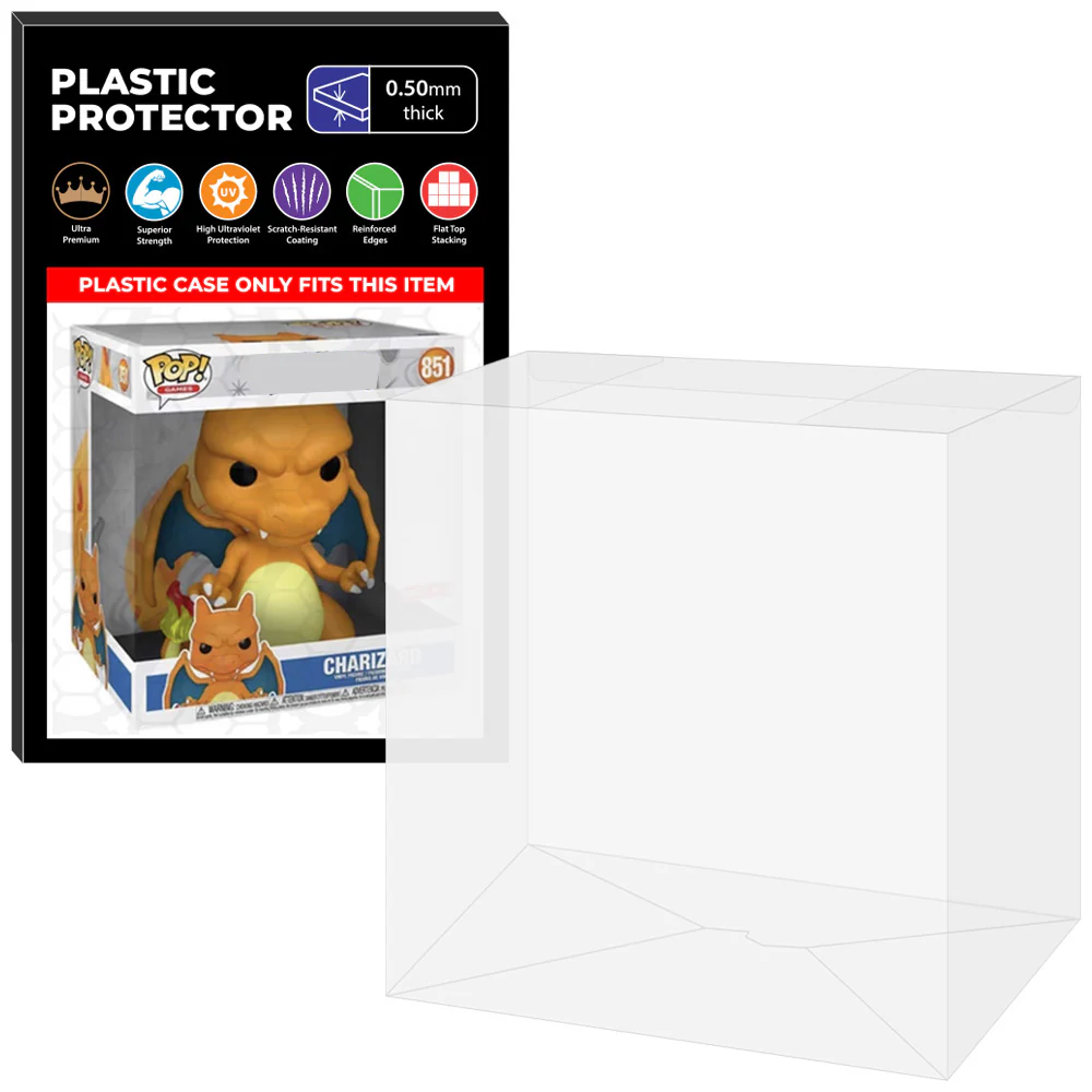Pop Protector for 10 inch Charizard #851 Jumbo Funko Pop - Image 5