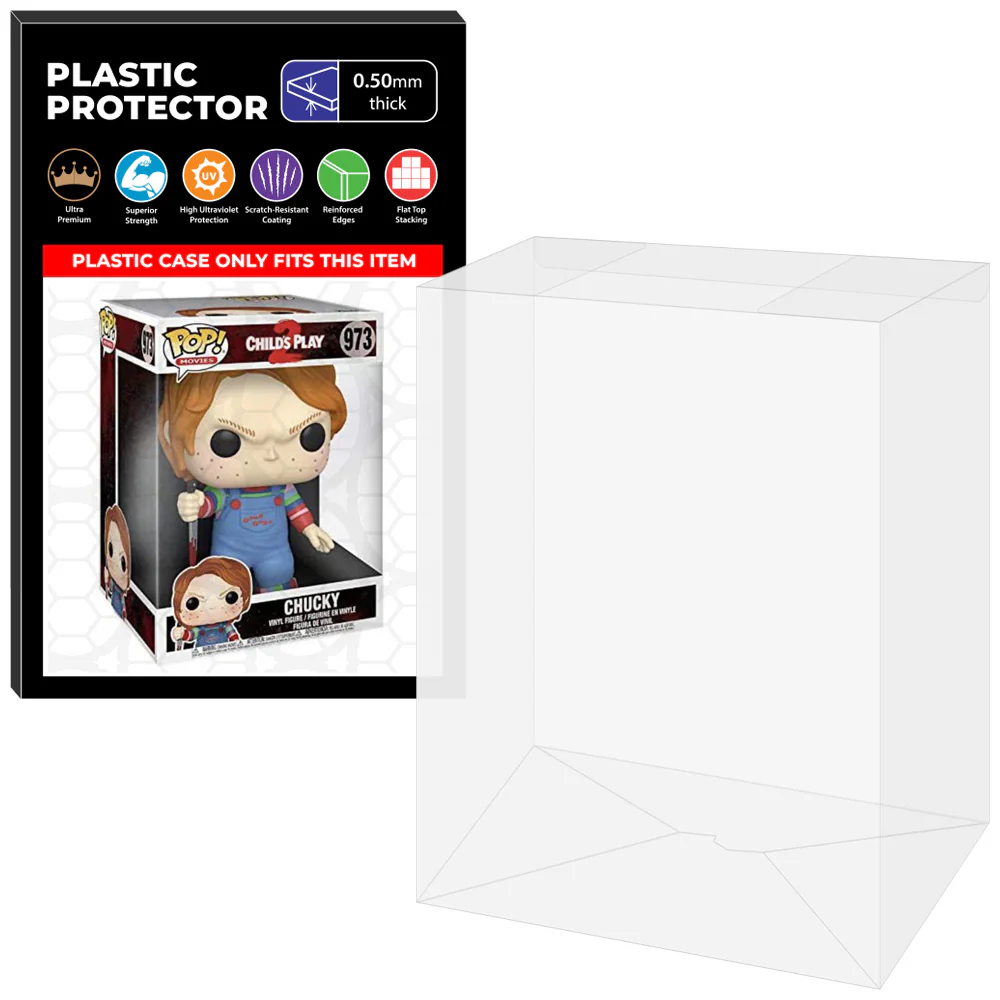 Pop Protector for 10 inch Chucky #973 Jumbo Funko Pop - Image 8