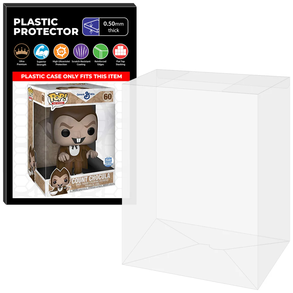 Pop Protector for 10 inch Count Chocula #60 Jumbo Funko Pop - Image 8