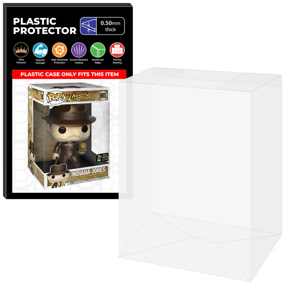 Pop Protector for 10 inch Indiana Jones #885 Jumbo Funko Pop - Image 8