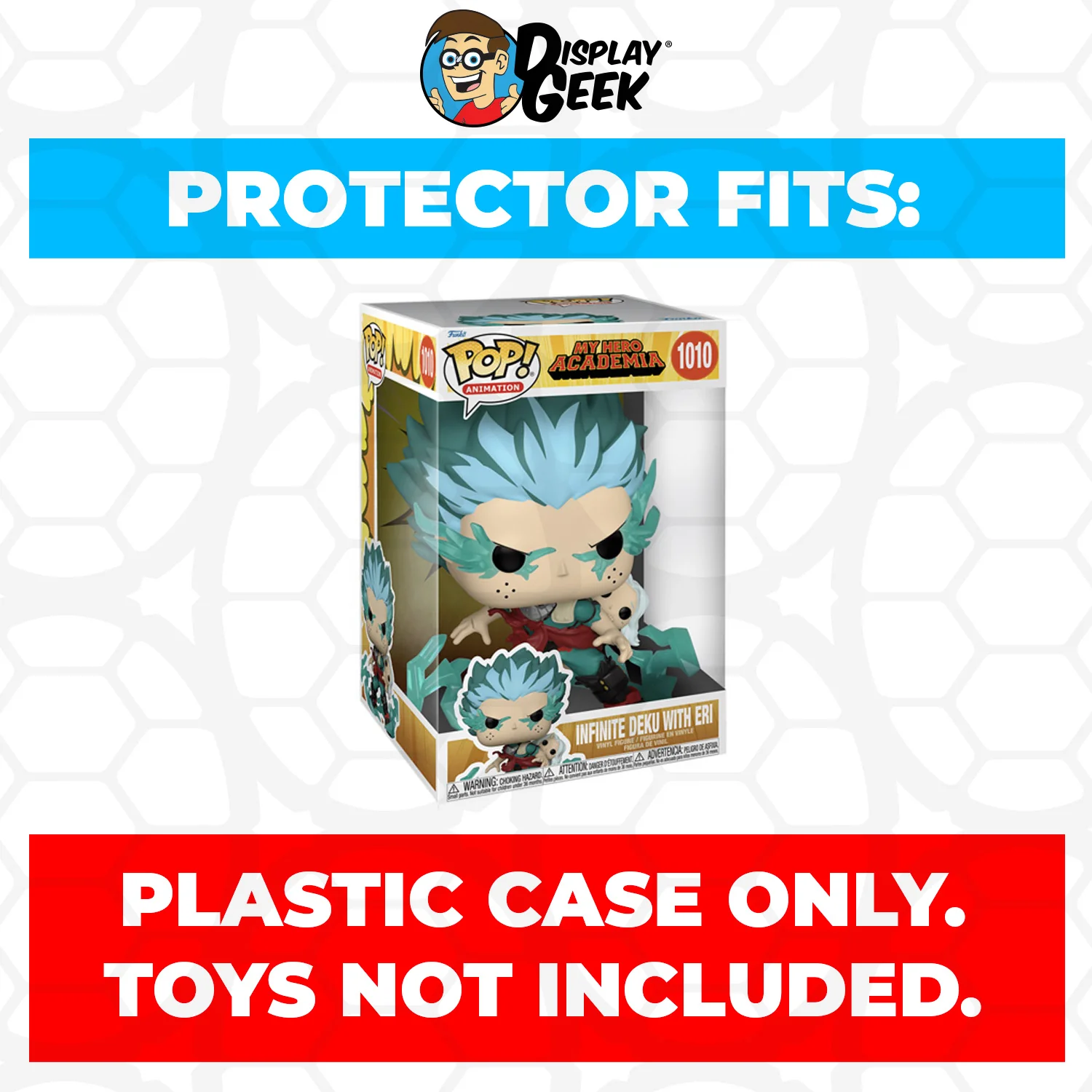 Pop Protector for 10 inch Infinite Deku with Eri #1010 Jumbo Funko Pop - Image 2