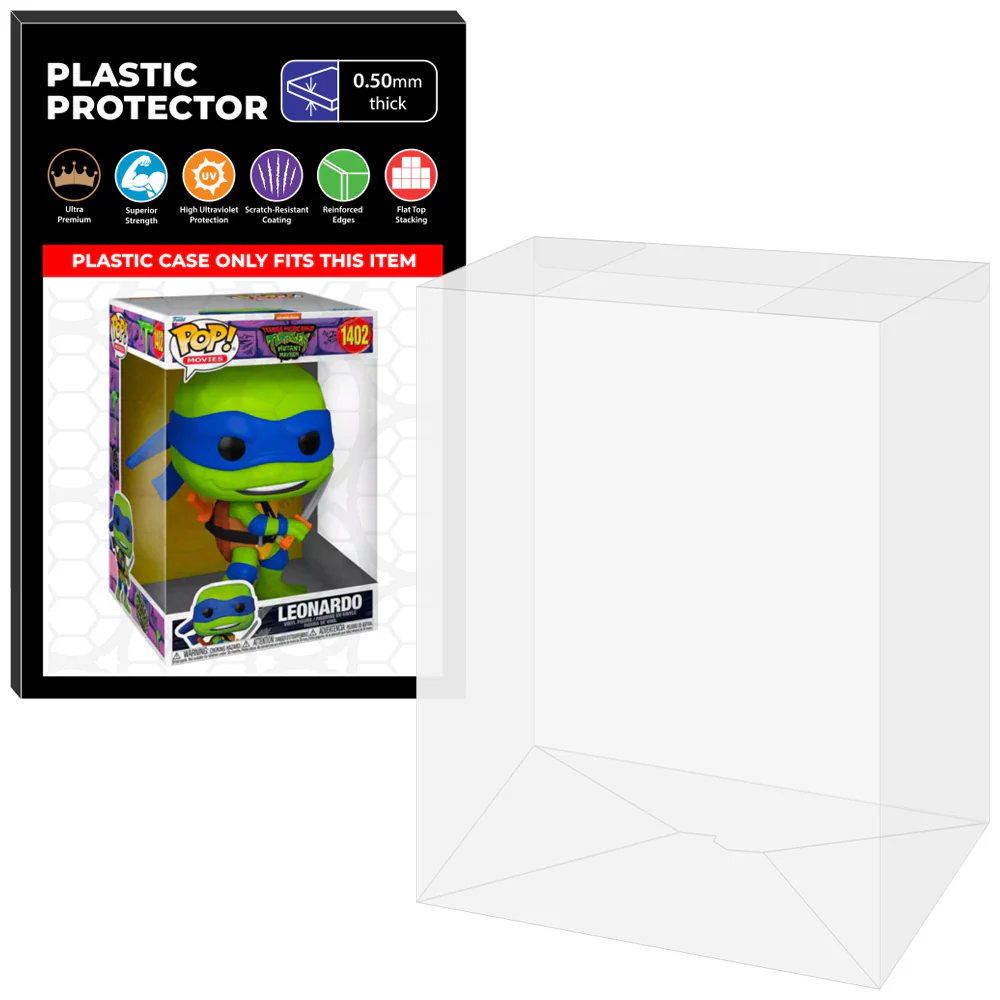 Pop Protector for 10 inch Leonardo #1402 TMNT Jumbo Funko Pop - Image 5