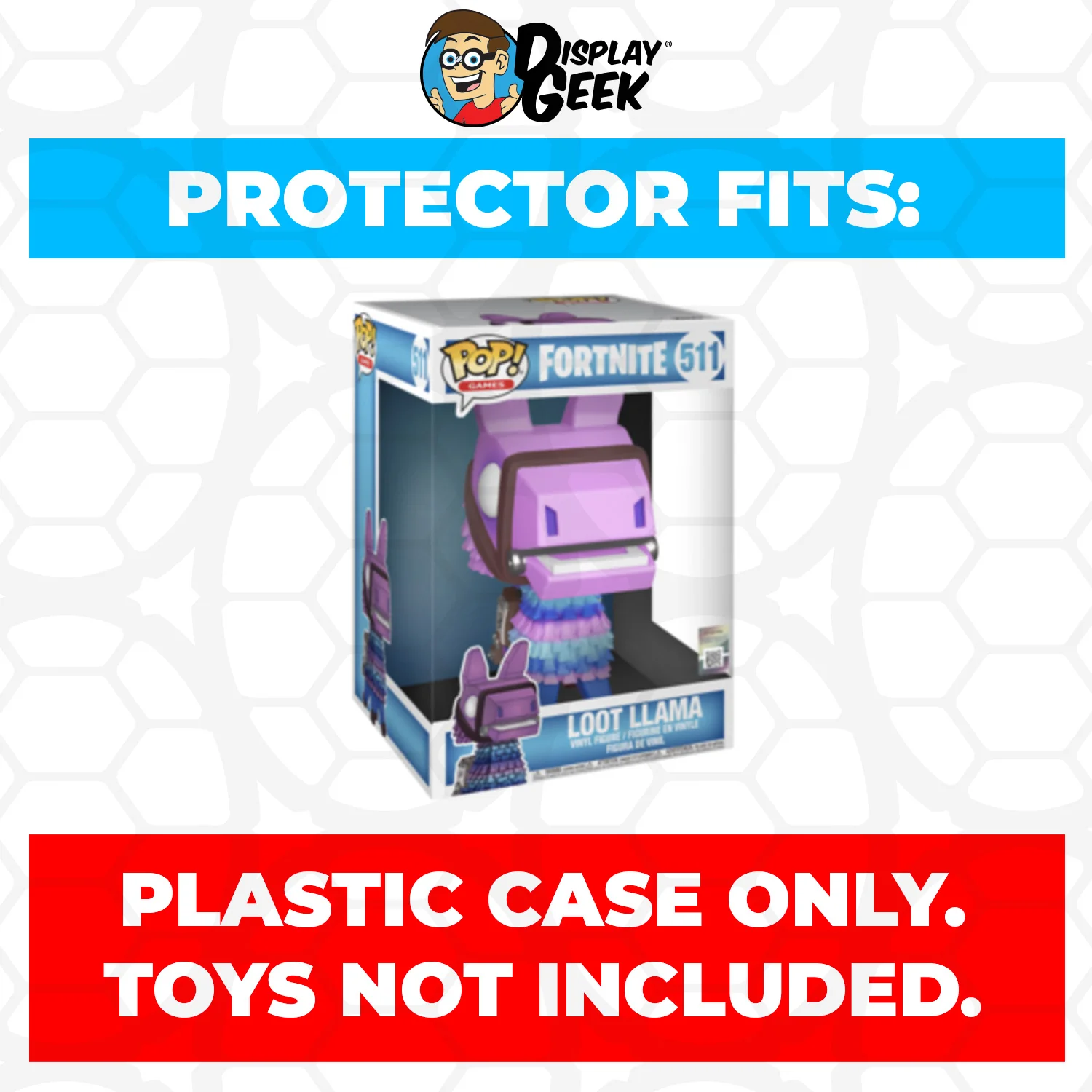 Pop Protector for 10 inch Loot Llama #511 Jumbo Funko Pop - Image 2