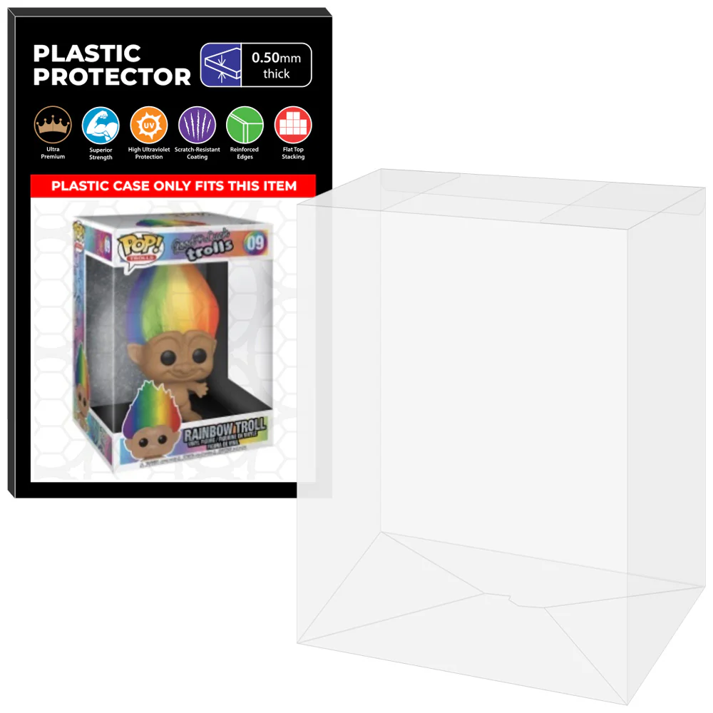 Pop Protector for 10 inch Rainbow Troll #09 Jumbo Funko Pop - Image 9