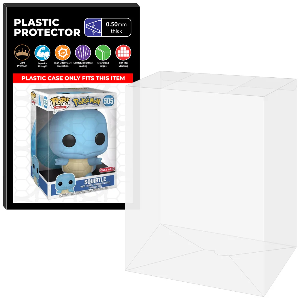 Pop Protector for 10 inch Squirtle #505 Jumbo Funko Pop - Image 8